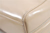 Authentic GUCCI Shoulder Bag Purse Leather Ivory H9221