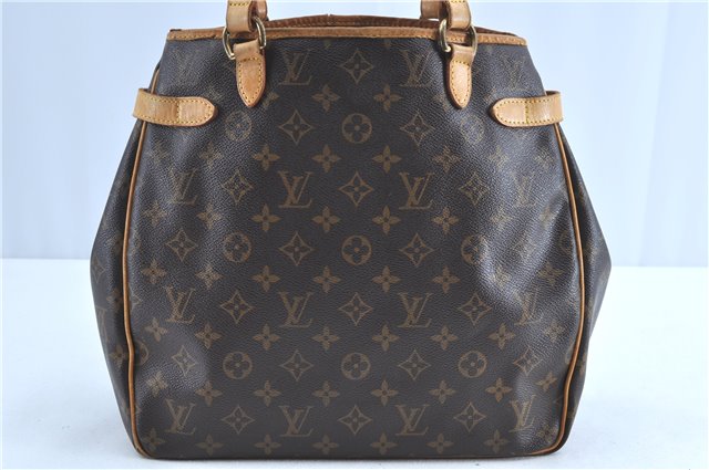 Authentic Louis Vuitton Monogram Batignolles Vertical Tote Bag M51153 LV H9222