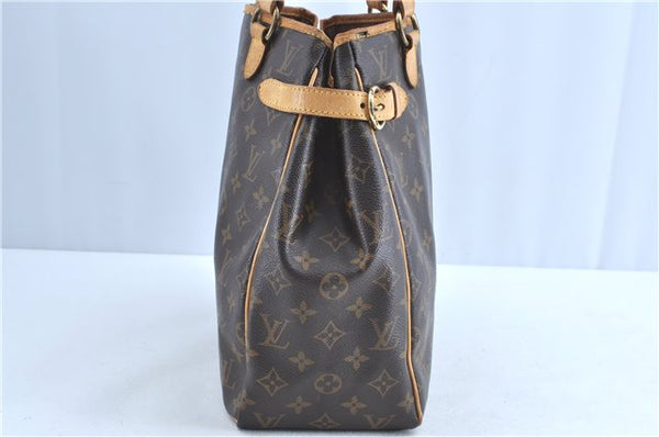 Authentic Louis Vuitton Monogram Batignolles Vertical Tote Bag M51153 LV H9222