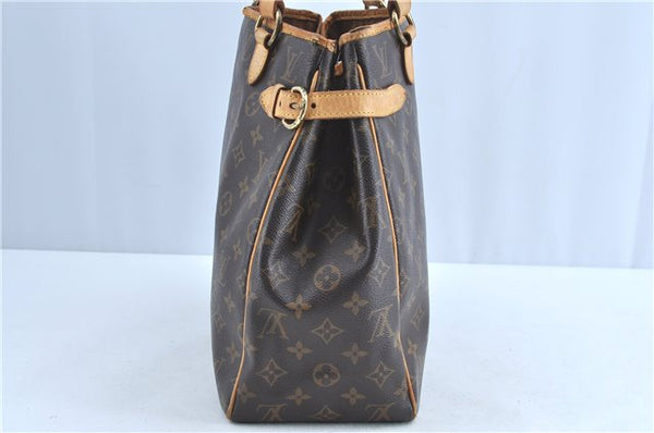 Authentic Louis Vuitton Monogram Batignolles Vertical Tote Bag M51153 LV H9222