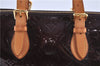 Auth Louis Vuitton Vernis Rose Wood Avenue Shoulder Bag Wine Red M93510 LV H9229