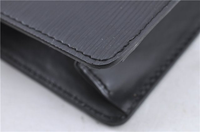 Authentic Louis Vuitton Epi Pochette Homme Clutch Bag Black M52522 LV H9233