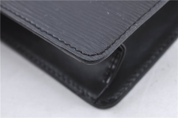 Authentic Louis Vuitton Epi Pochette Homme Clutch Bag Black M52522 LV H9233