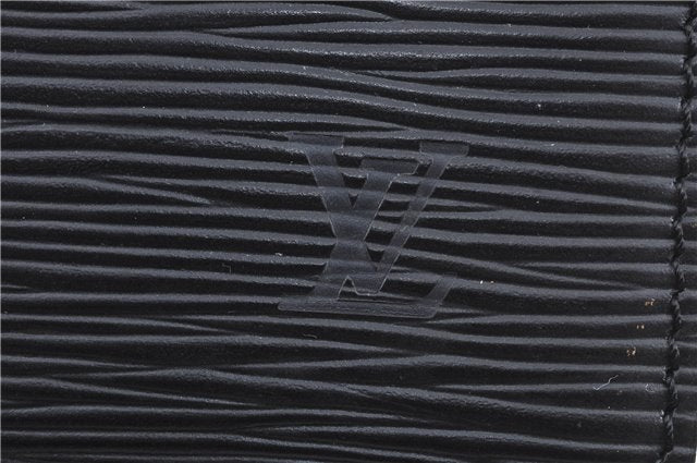 Authentic Louis Vuitton Epi Pochette Homme Clutch Bag Black M52522 LV H9233
