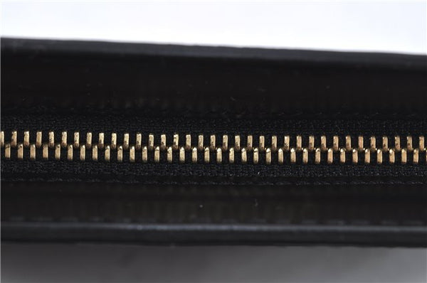 Authentic Louis Vuitton Epi Pochette Homme Clutch Bag Black M52522 LV H9233