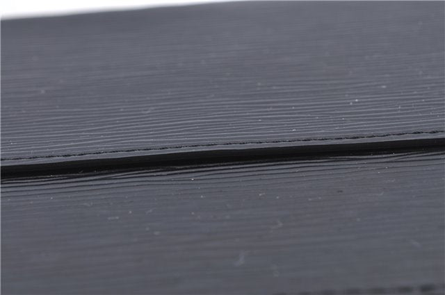 Authentic Louis Vuitton Epi Pochette Homme Clutch Bag Black M52522 LV H9233