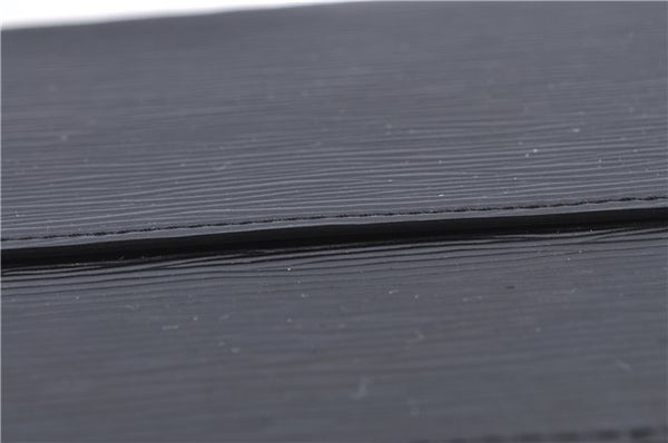 Authentic Louis Vuitton Epi Pochette Homme Clutch Bag Black M52522 LV H9233