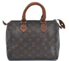 Authentic Louis Vuitton Monogram Speedy 25 Hand Bag M41528 LV H9239