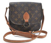 Auth Louis Vuitton Monogram Saint Cloud MM Shoulder Cross Bag M51243 LV H9246