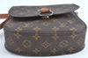 Auth Louis Vuitton Monogram Saint Cloud MM Shoulder Cross Bag M51243 LV H9246