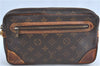 Auth Louis Vuitton Monogram Marly Dragonne GM Clutch Bag M51825 Junk LV H9249