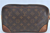 Auth Louis Vuitton Monogram Marly Dragonne GM Clutch Bag M51825 Junk LV H9249