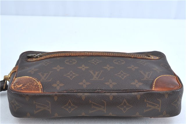 Auth Louis Vuitton Monogram Marly Dragonne GM Clutch Bag M51825 Junk LV H9249