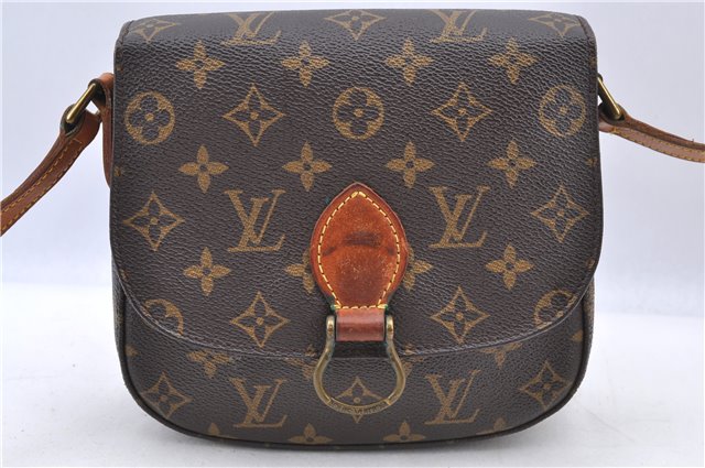 Auth Louis Vuitton Monogram Saint Cloud MM Shoulder Cross Bag M51243 LV H9252