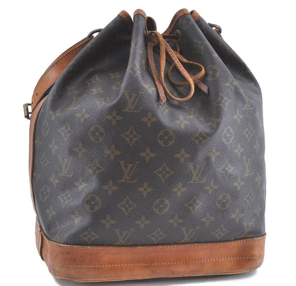 Authentic Louis Vuitton Monogram Noe Shoulder Bag M42224 LV H9255