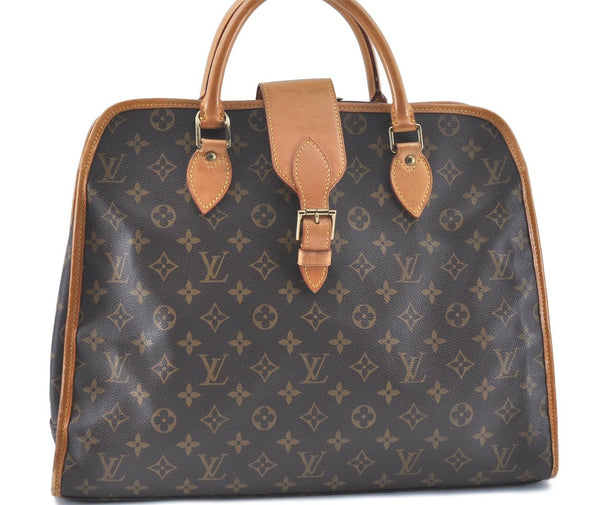 Authentic Louis Vuitton Monogram Rivoli Business bag Hand Bag M53380 LV H9256