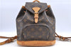 Authentic Louis Vuitton Monogram Montsouris PM Backpack M51137 LV H9258