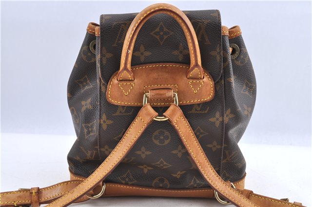 Authentic Louis Vuitton Monogram Montsouris PM Backpack M51137 LV H9258