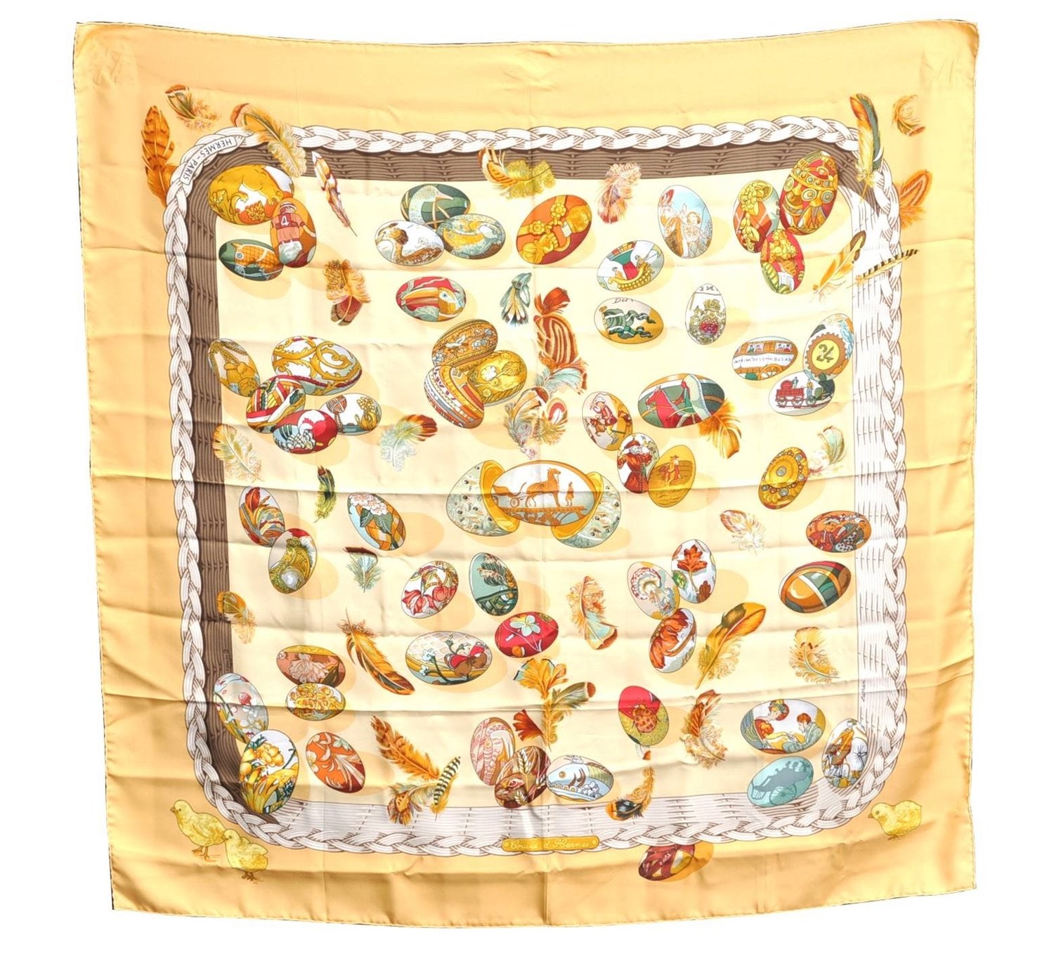 Authentic HERMES Carre 90 Scarf 