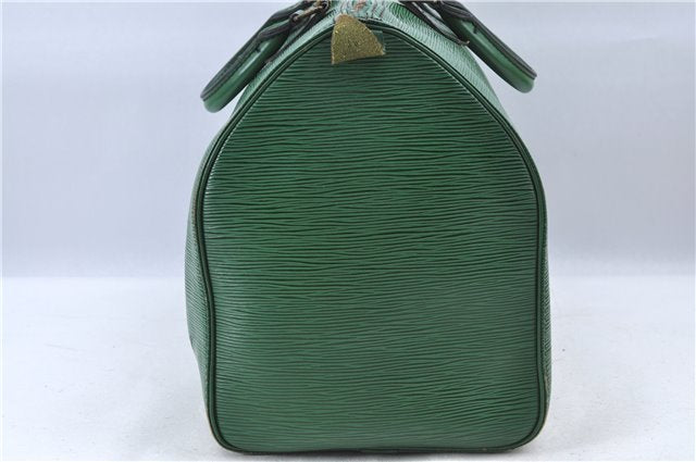 Authentic Louis Vuitton Epi Speedy 40 Hand Bag Green M42984 LV H9267