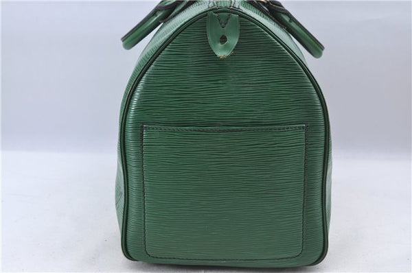 Authentic Louis Vuitton Epi Speedy 40 Hand Bag Green M42984 LV H9267