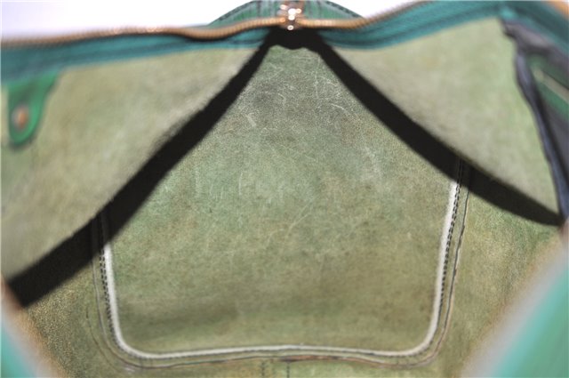 Authentic Louis Vuitton Epi Speedy 40 Hand Bag Green M42984 LV H9267