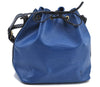 Auth Louis Vuitton Epi Petit Noe Bi-color Black x Blue M44152 Shoulder Bag H9269