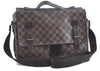 Auth Louis Vuitton Damier Broadway 2Way Shoulder Cross Hand Bag N42270 LV H9272