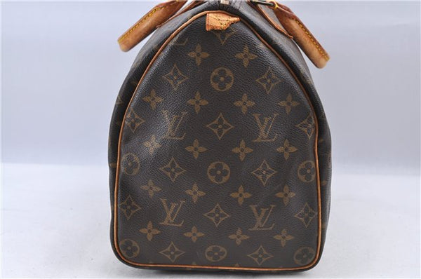 Authentic Louis Vuitton Monogram Speedy 35 Hand Bag M41524 LV H9273