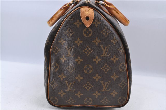 Authentic Louis Vuitton Monogram Speedy 35 Hand Bag M41524 LV H9273