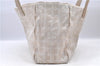 Authentic CHANEL New Travel Line Shoulder Tote Bag Nylon Leather Beige H9276