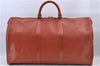 Authentic Louis Vuitton Epi Keepall 50 Boston Bag Brown M42968 LV H9280