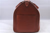 Authentic Louis Vuitton Epi Keepall 50 Boston Bag Brown M42968 LV H9280