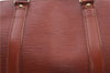 Authentic Louis Vuitton Epi Keepall 50 Boston Bag Brown M42968 LV H9280