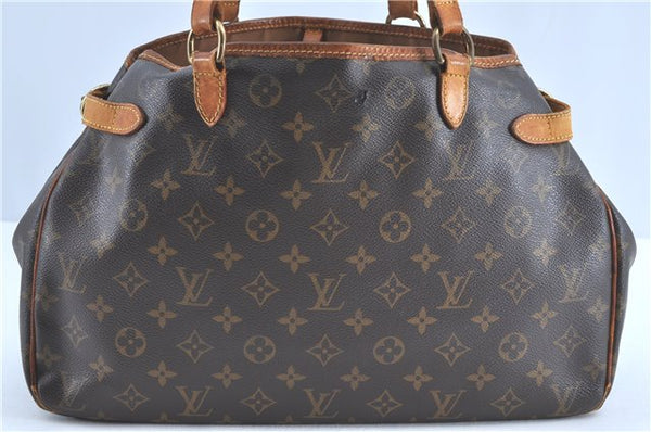 Authentic Louis Vuitton Monogram Batignolles Horizontal Tote Bag M51154 LV H9282