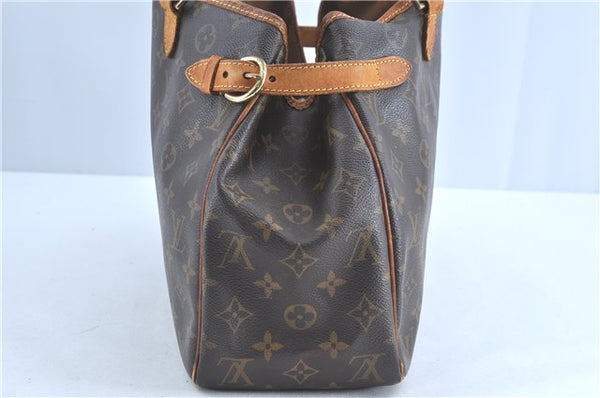 Authentic Louis Vuitton Monogram Batignolles Horizontal Tote Bag M51154 LV H9282