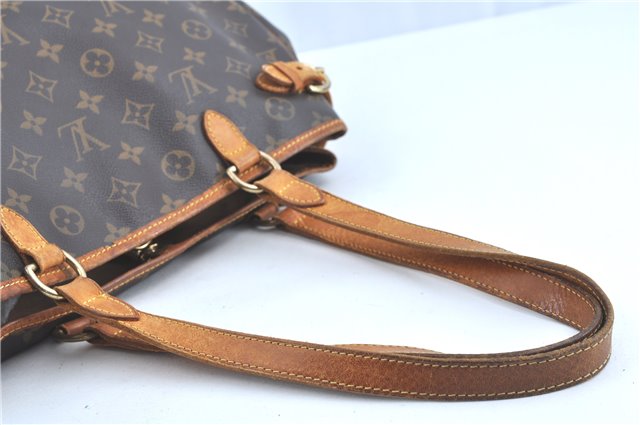 Authentic Louis Vuitton Monogram Batignolles Horizontal Tote Bag M51154 LV H9282