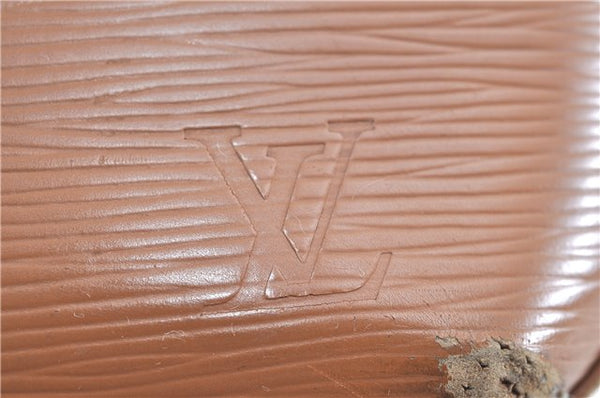 Authentic Louis Vuitton Epi Turenne GM Shoulder Bag Brown M59271 LV H9284
