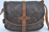 Auth Louis Vuitton Monogram Saumur 30 Shoulder Cross Body Bag M42256 Junk H9286