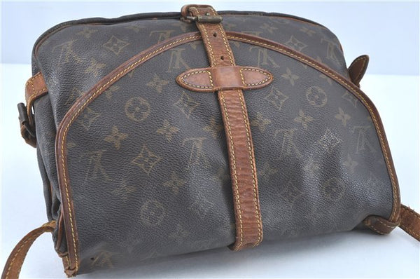 Auth Louis Vuitton Monogram Saumur 30 Shoulder Cross Body Bag M42256 Junk H9286