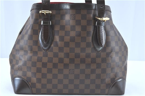 Authentic Louis Vuitton Damier Hampstead MM Shoulder Tote Bag N51204 LV H9289