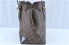 Authentic Louis Vuitton Damier Hampstead MM Shoulder Tote Bag N51204 LV H9289