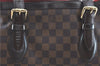 Authentic Louis Vuitton Damier Hampstead MM Shoulder Tote Bag N51204 LV H9289