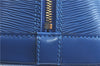 Authentic Louis Vuitton Epi Alma PM Hand Bag Blue M52145 LV H9290