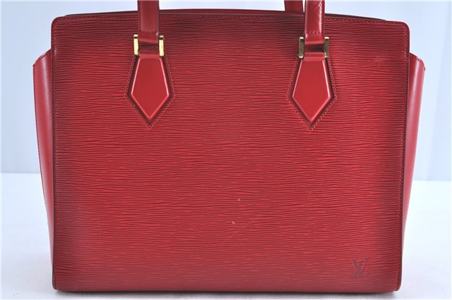 Authentic Louis Vuitton Epi Duplex Shoulder Hand Red M52427 LV H9292