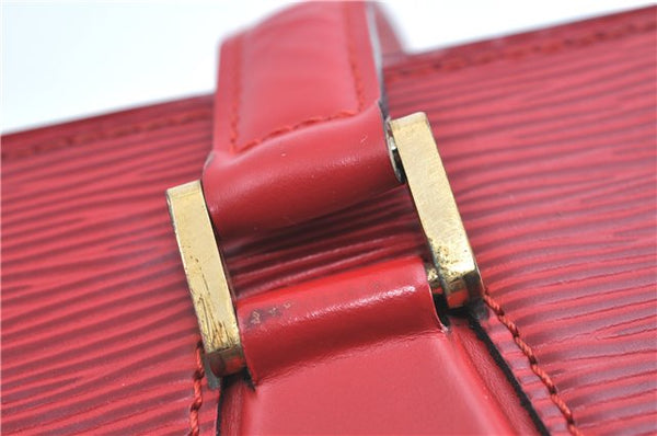 Authentic Louis Vuitton Epi Duplex Shoulder Hand Red M52427 LV H9292