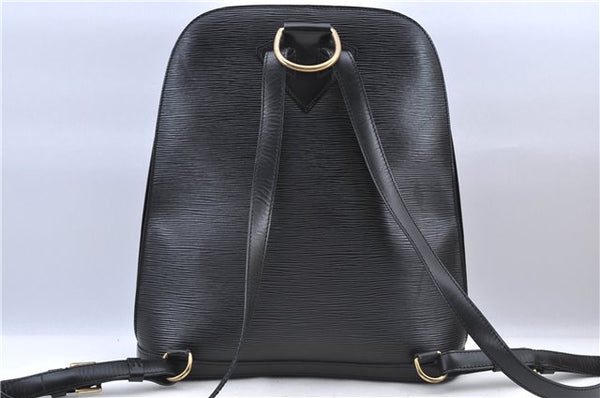 Authentic Louis Vuitton Epi Gobelin Backpack Black M52292 LV H9293