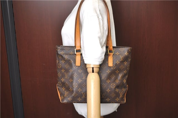 Authentic Louis Vuitton Monogram Cabas Piano Tote Bag M51148 LV H9296