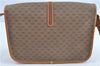 Authentic GUCCI Micro GG PVC Leather Shoulder Cross Body Bag Purse Brown H9302