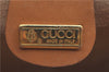 Authentic GUCCI Micro GG PVC Leather Shoulder Cross Body Bag Purse Brown H9302